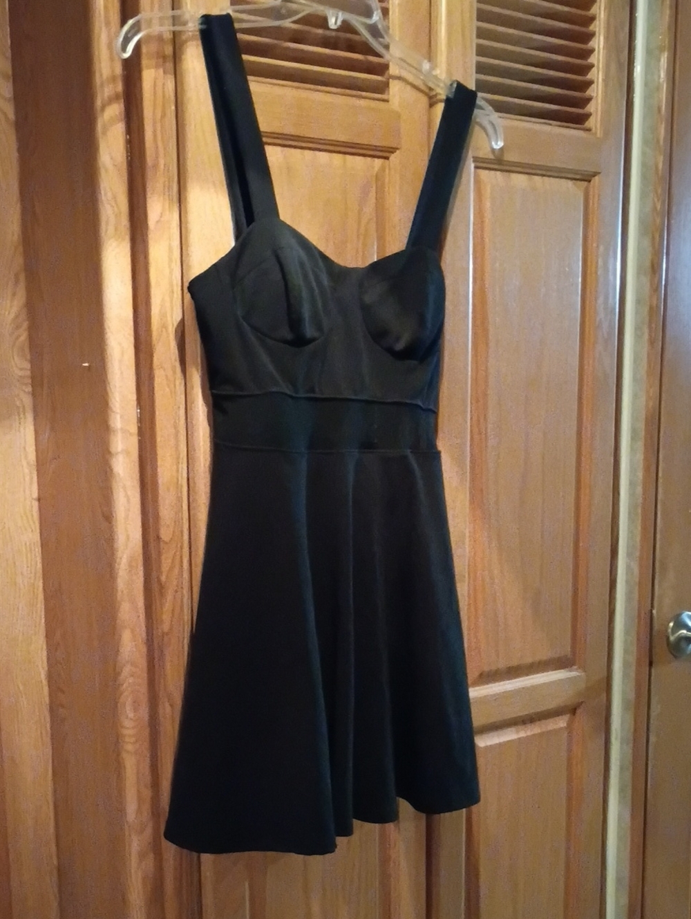 Lily Rose Black Strappy Bustier Maxi Dress With Mesh All The Way Around 34 Inche